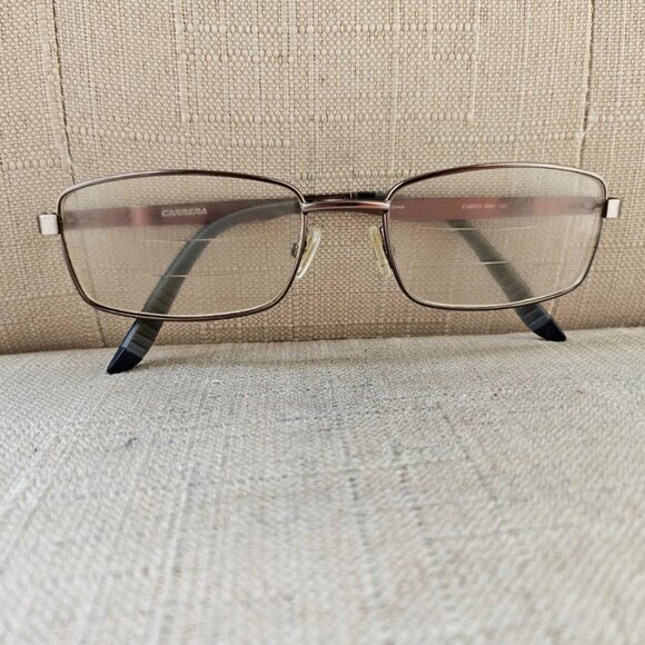 Carrera Men Eyeglasses Frame Brown Tone 55[]18 140 Glasses Eye Wear - Picture 2 of 12